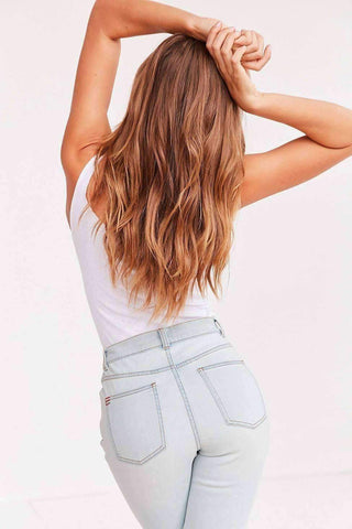 Image of Girlfriend High-Rise Jean - Bleached Blue