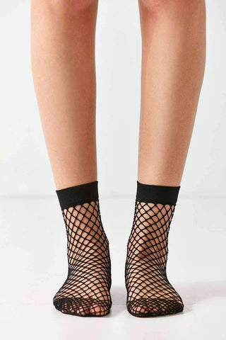 Image of Fishnet crew sock