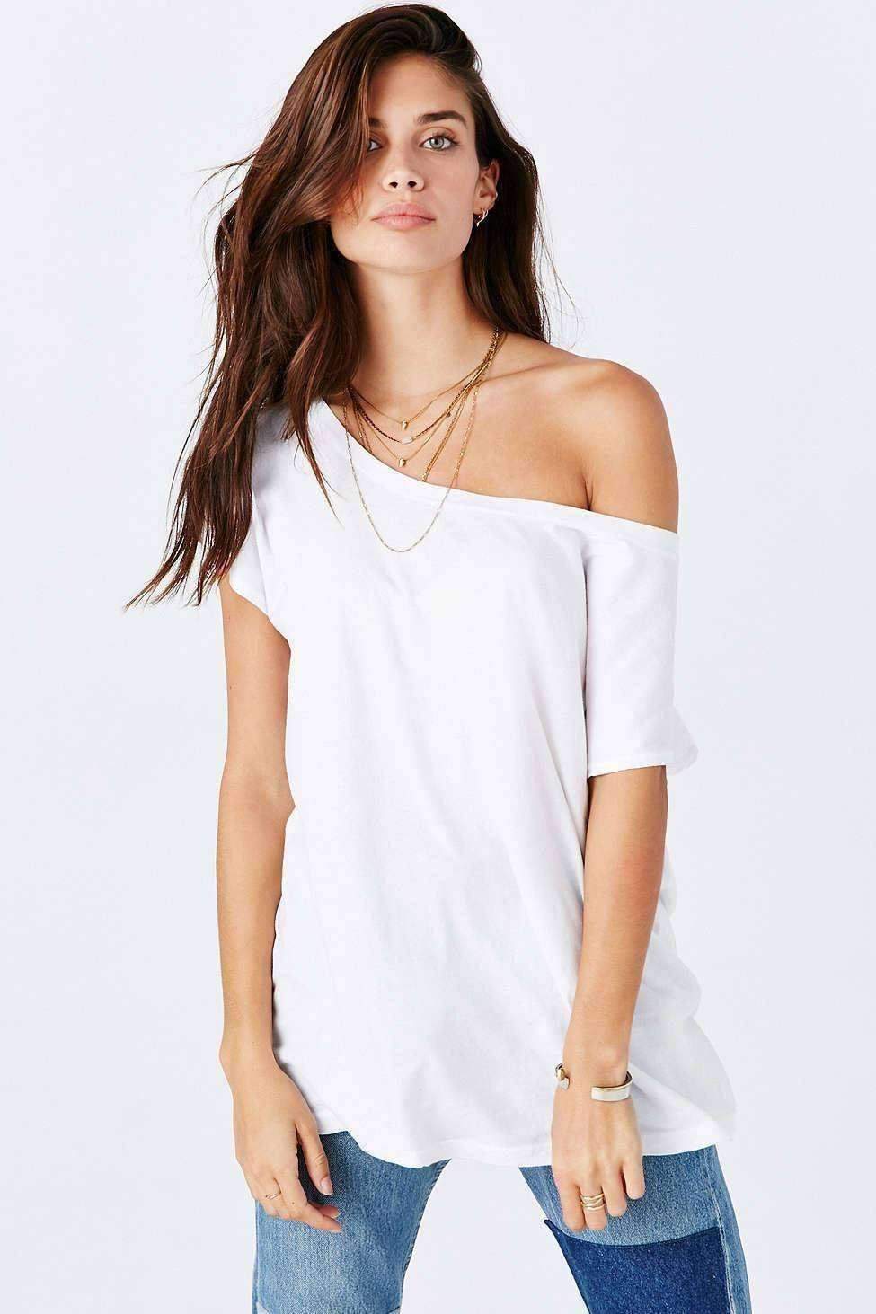 Off The Shoulder Tee Dress