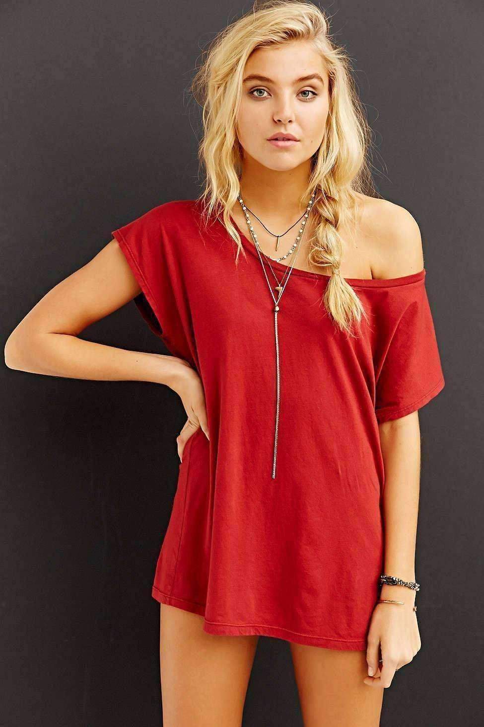 Off The Shoulder Tee Dress