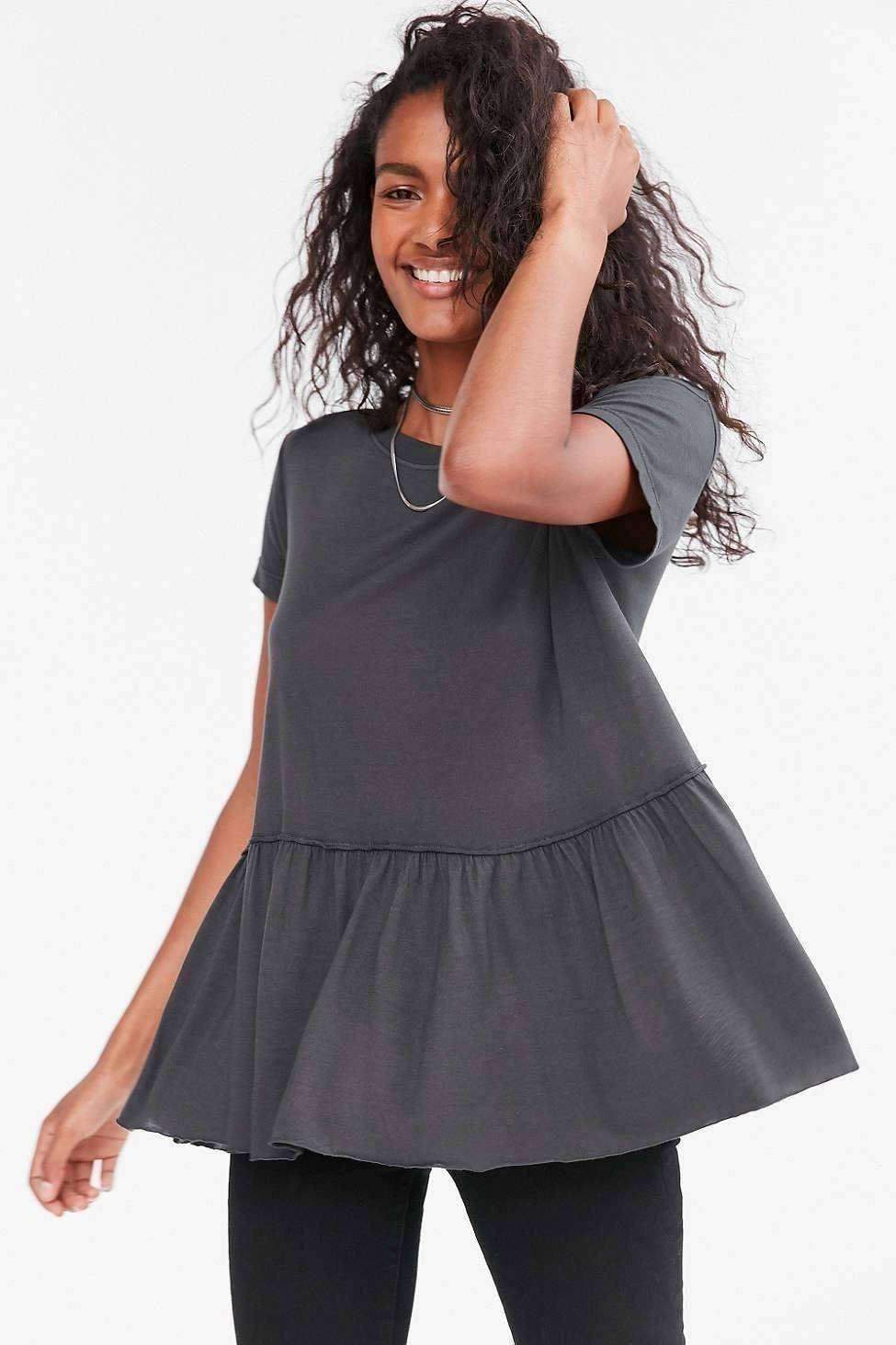 Dusty Road Peplum Tee Dress