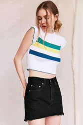 Urban Renewal Low Rise Dark Denim Mini Skirt