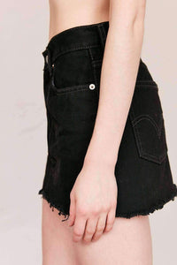 Urban Renewal Low Rise Dark Denim Mini Skirt