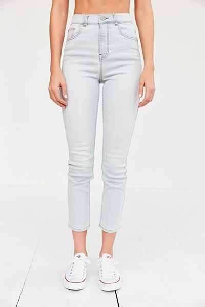 Girlfriend High-Rise Jean - Bleached Blue