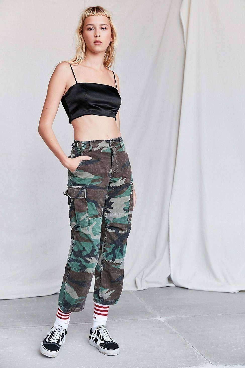 Vintage Stonewashed Camo Surplus Pant