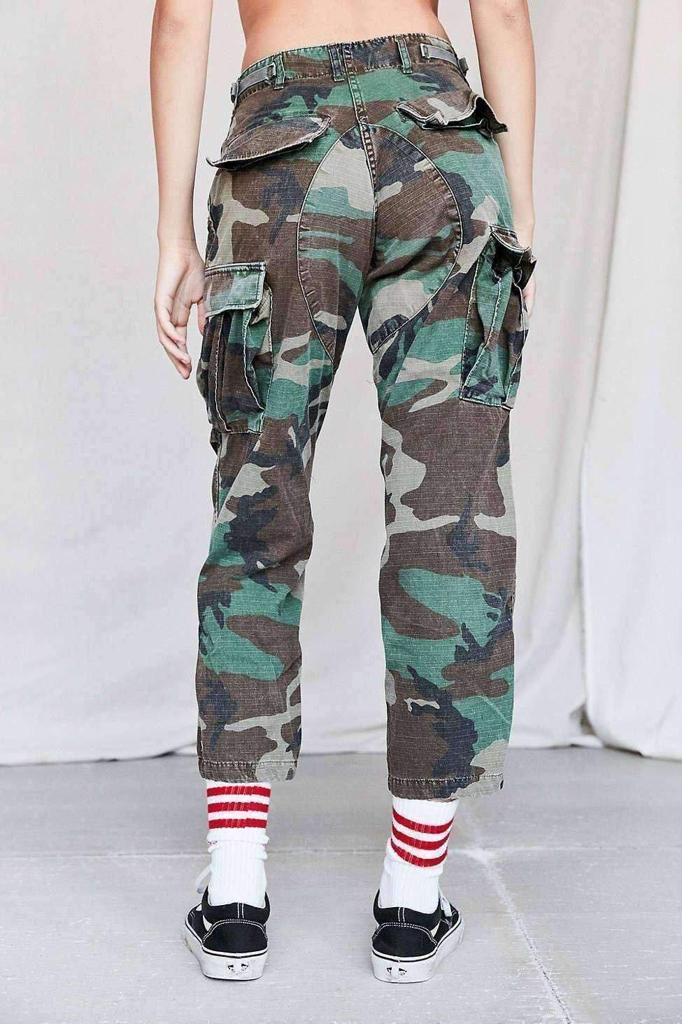 Vintage Stonewashed Camo Surplus Pant