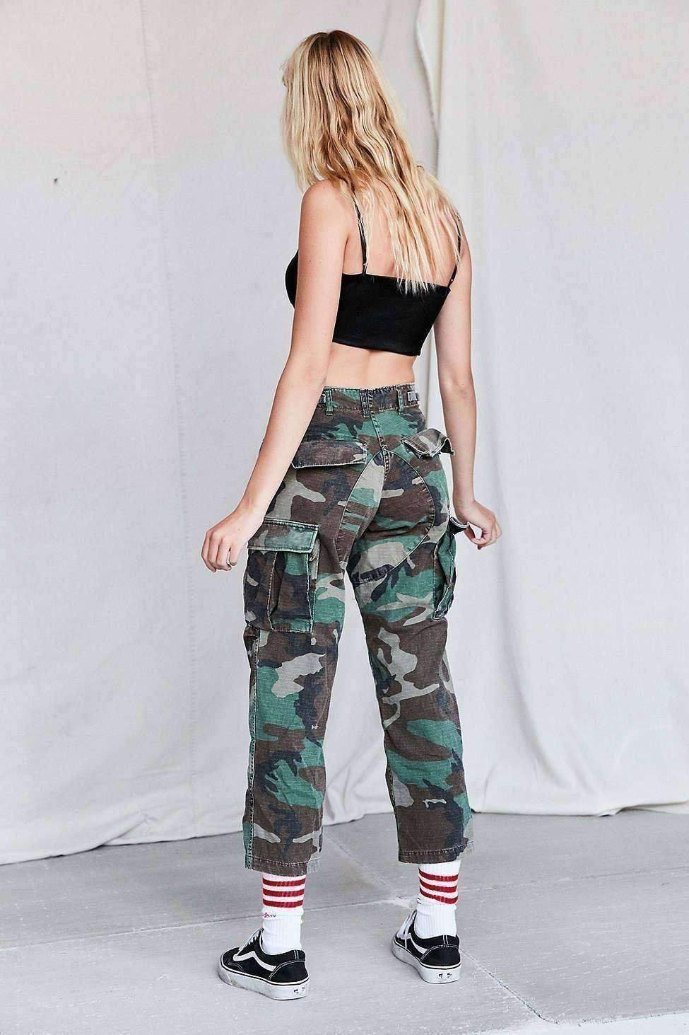 Vintage Stonewashed Camo Surplus Pant