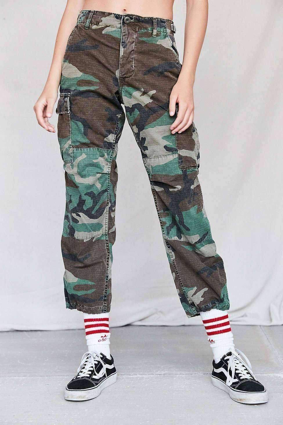 Vintage Stonewashed Camo Surplus Pant